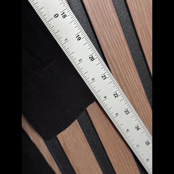 James Perse Shirt Dress 0 / XS Womens Black Button Long Sleeve 100% Cotton - Picture 5 of 7